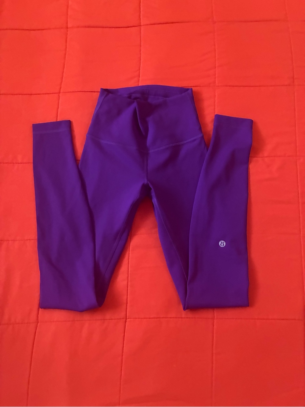 Lululemon Leggings Womens 2 Purple High Rise Athletic Activewear Gym